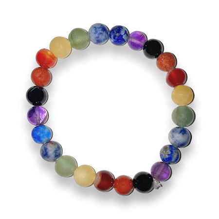 Chakra Bead Bracelet - Click Image to Close